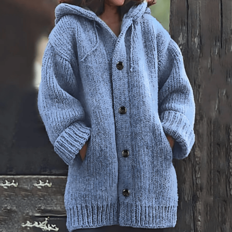 Warme Damen-Strickjacke - Arvani