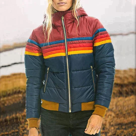 Retro Kapuzenjacke