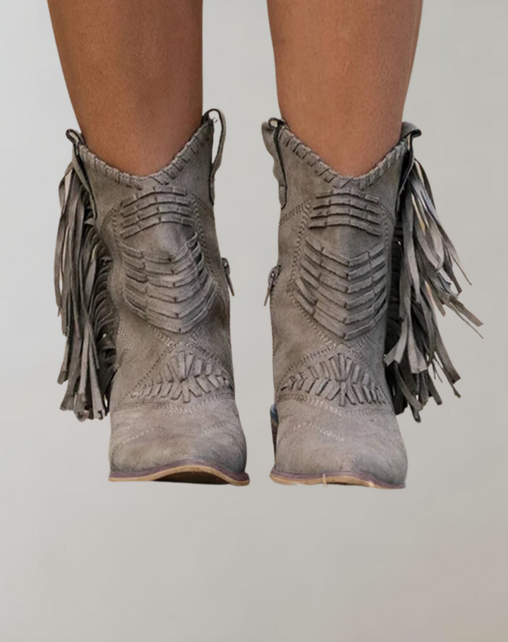 Western Cowgirl Stiefel mit Fransen