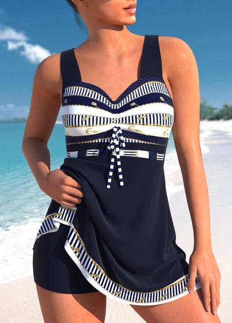 Zweiteiliges Tankini-Badeanzug-Set - Arvani