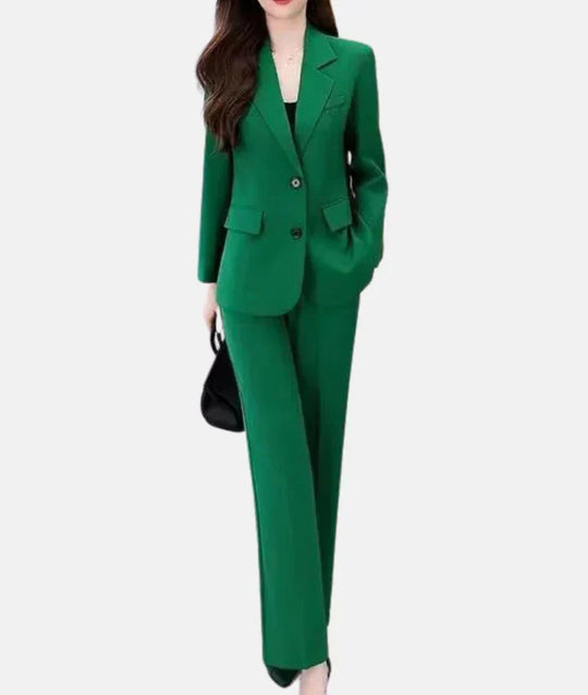 Hosenanzug mit Tailliertem Blazer