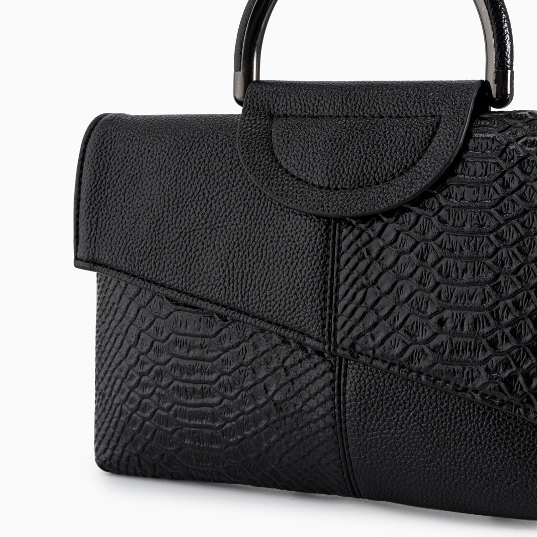 Nord Taschen | Krokodil Prägung Leder Top Handle Crossbody Bag