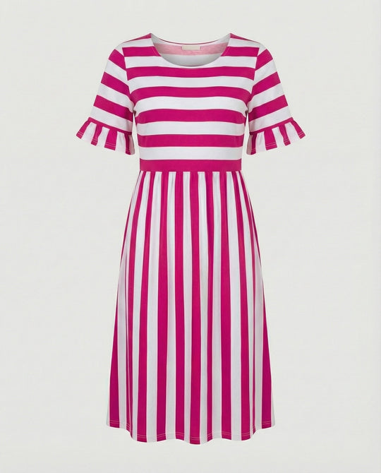 Gestreiftes Sommerkleidchen