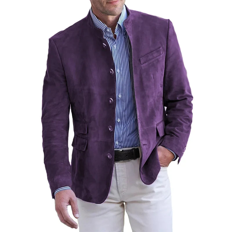 Klassische jacke für Herren mit Knopfverschluss