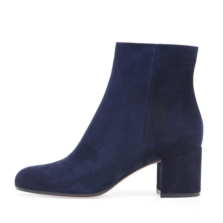 Nord Taschen | Damen Chunky Heel Rund-Toe Mittel-Hügel Stiefel