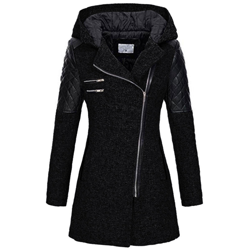 Vintage Lange Winterjacke Damen