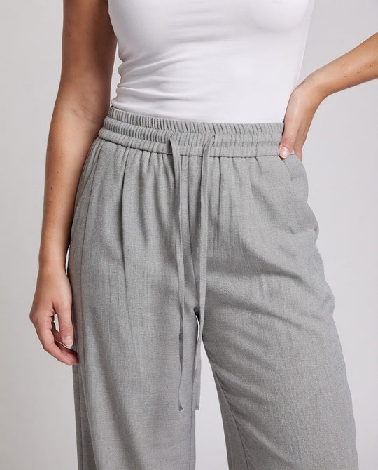 Damen Elegante und weite Loose-Fit Stoffhose Nord Taschen