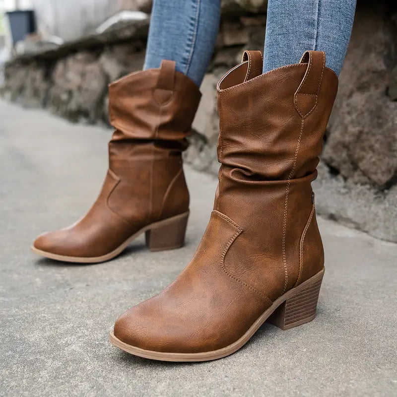 Western Halbhohe Stiefel