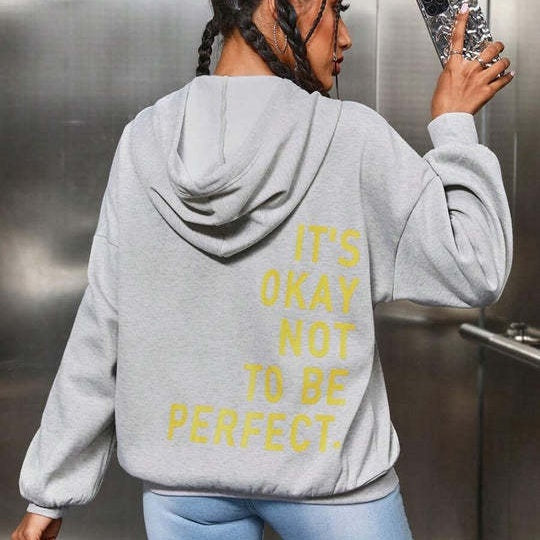 Nord Taschen Damen Hoodie mit Rückenprint und Kapuze