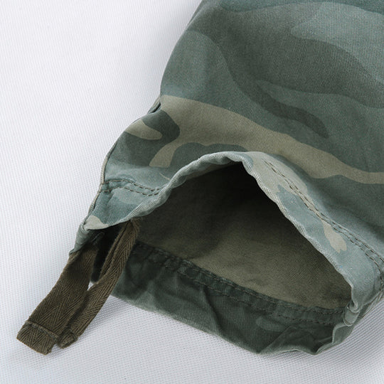 Herren Cargohose mit mehreren Taschen, verstellbaren Beinabschlüssen und Gürtel Nord Taschen