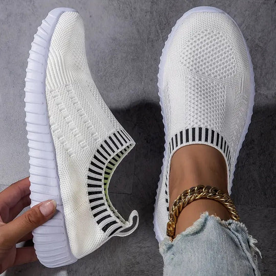 Atmungsaktive Damen-Sneaker mit verstärktem Fußbett