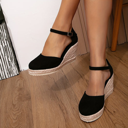 Wedge Espadrille Sandalen für Frauen