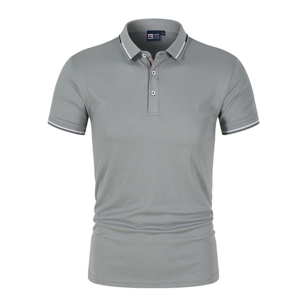 Einfarbiges Poloshirt