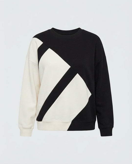 Damen Stylischer Oversized Pullover Nord Taschen