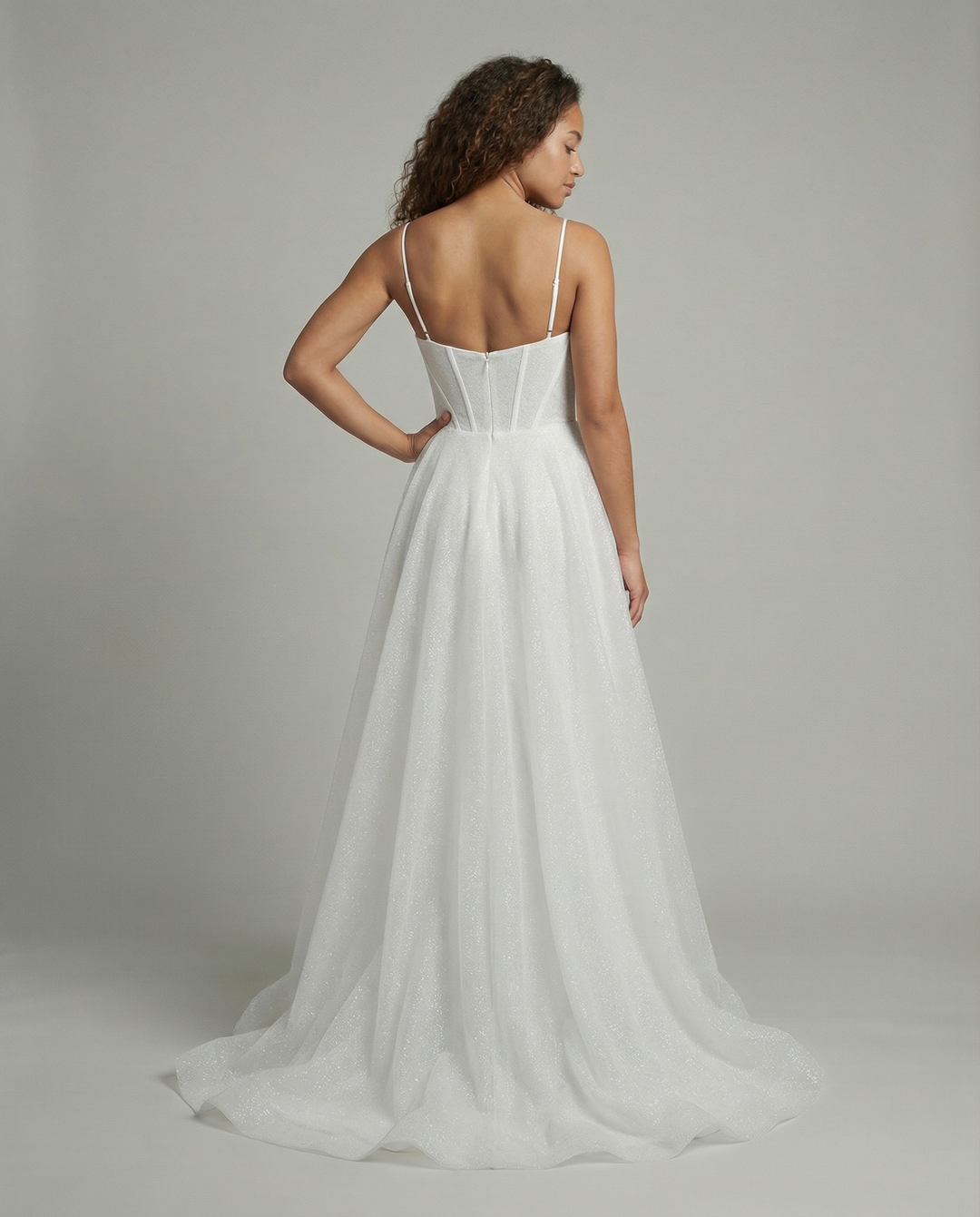 Glitzer Ballkleid Damen