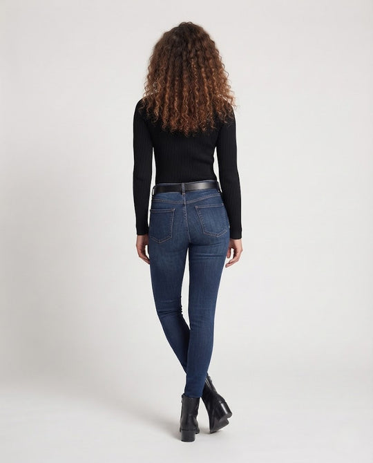 Damen Feiner Kaschmir‑Look Stehkragenpullover mit überschnittener Schulter Nord Taschen