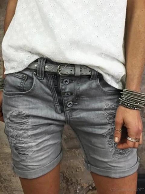 Nord Taschen | Jahrgang Denim Lässige Shorts