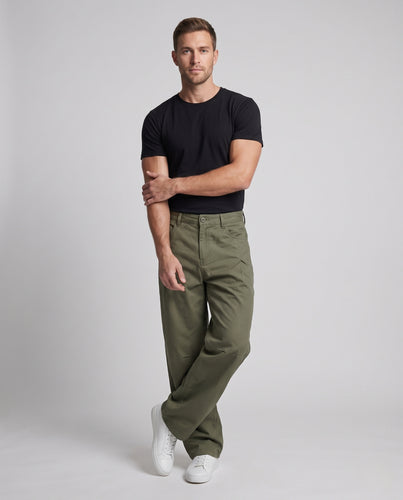 Herren Weit geschnittene Utility-Cargo-Hose mit verstärkter Kniepartie Nord Taschen