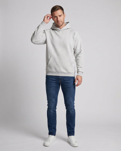 Unisex Weicher Oversize-Kapuzenpullover mit doppellagiger Kapuze und Kängurutasche Nord Taschen