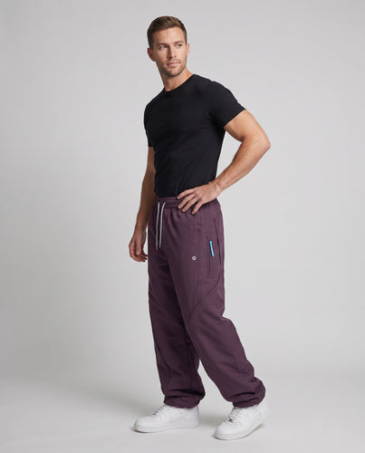 Unisex Weite technische Cargohose mit elastischem Bund, Reißverschlusstasche und konturierter Nahtführung Nord Taschen