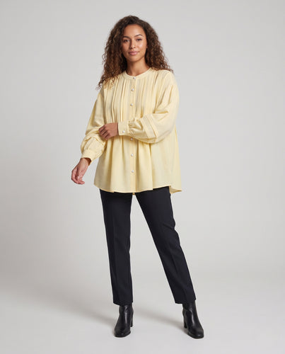Damen Leichtes Feinstrick-Cardigan mit Druckknopfleiste und gerippten Bündchen Nord Taschen
