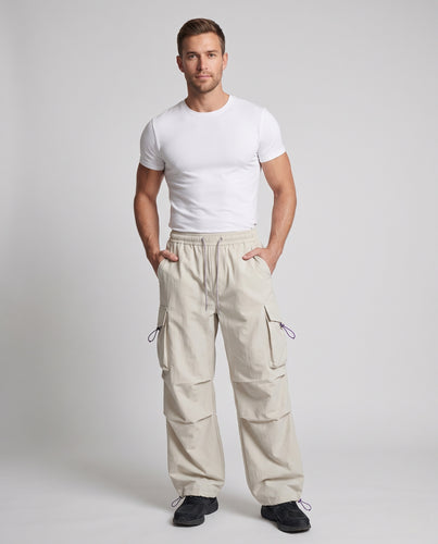 Herren Technische Oversize Cargohose mit verstellbarem Saum und Mehrfachtaschen Nord Taschen