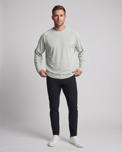 Unisex Oversize-Sweatshirt aus atmungsaktivem Waffelstrick mit Rundhalsausschnitt Nord Taschen
