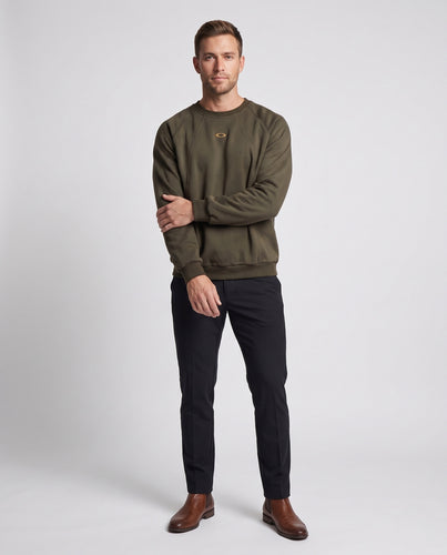 Unisex Oversize Sweatshirt mit geschwungenen Teilungsnähten und Rundhalsausschnitt Nord Taschen
