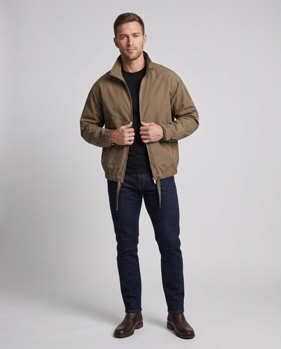 Herren Oversized Halbzip-Utility-Outdoorjacke Nord Taschen