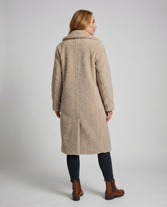 Teddy Kunstfell Mantel Damen
