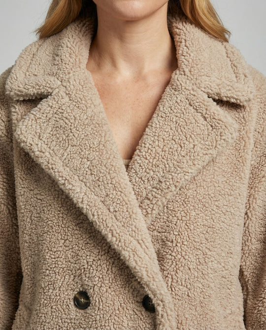 Teddy Kunstfell Mantel Damen