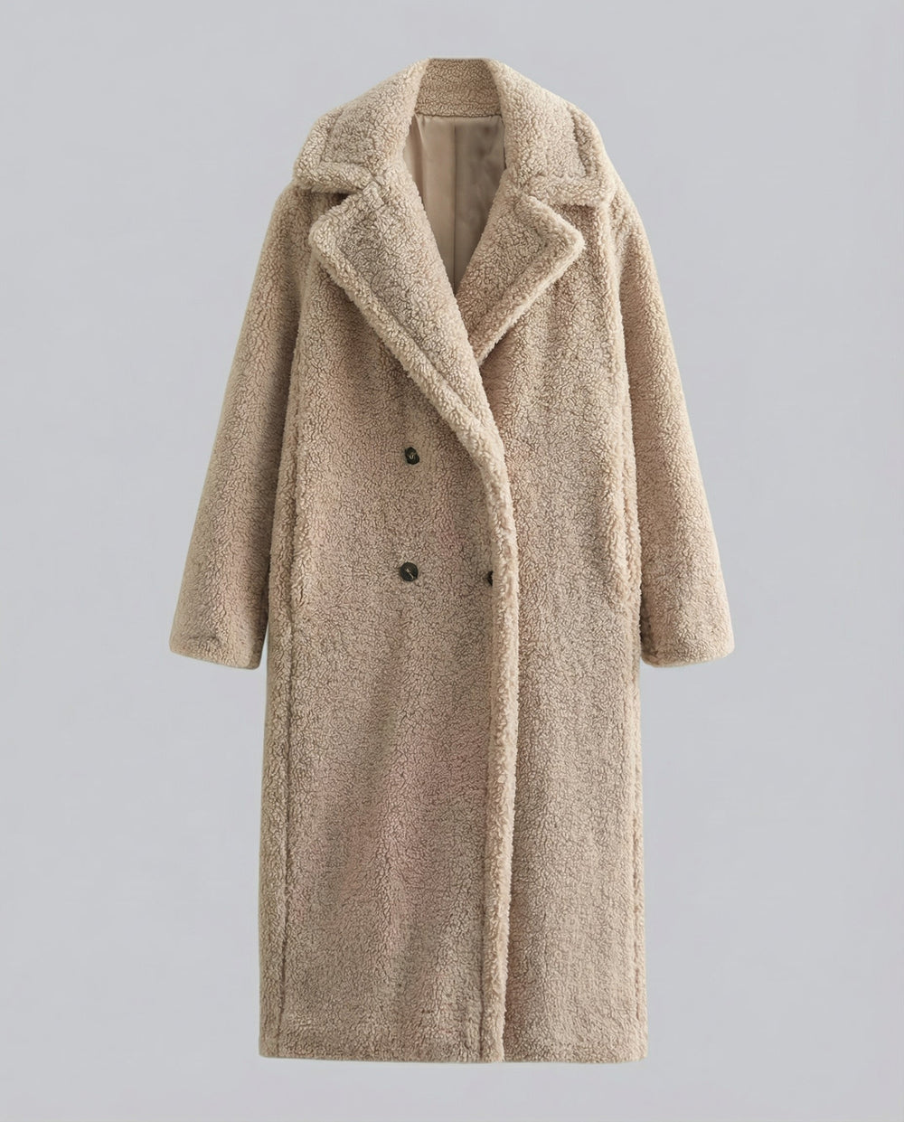 Teddy Kunstfell Mantel Damen