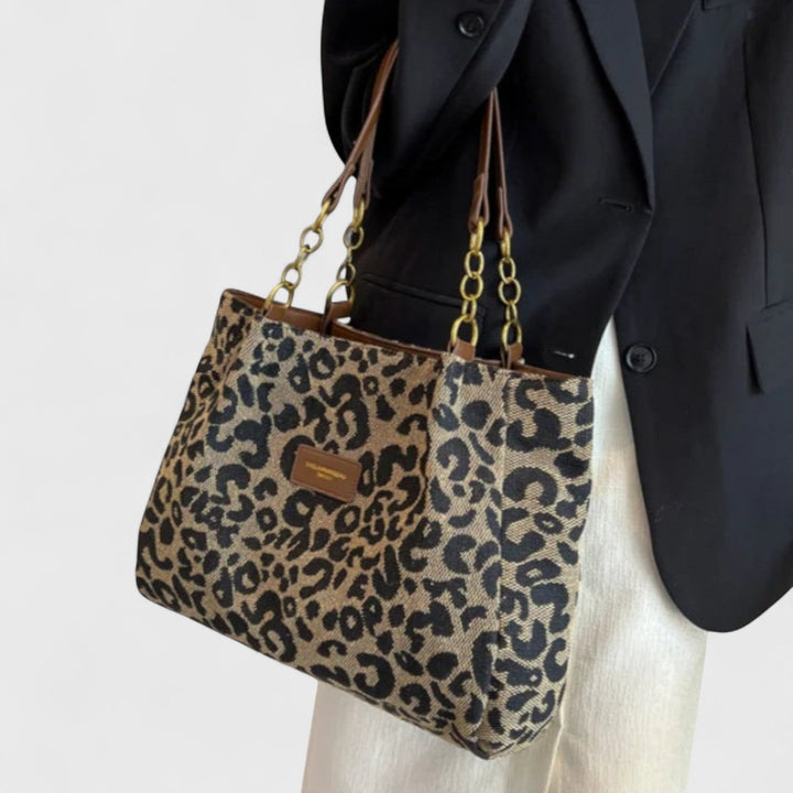 Nord Taschen | Leopardenmuster-Shopper