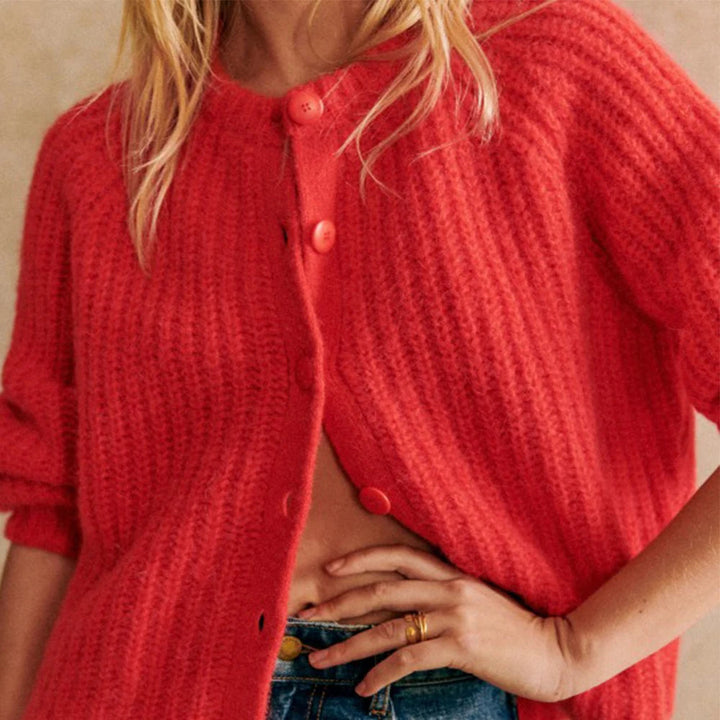 Chunky Strickcardigan Weich und Warm Perfekt für Den Alltag