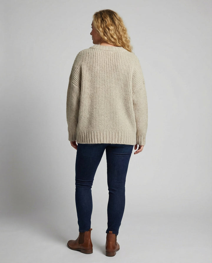 Bequemer Oversize Pullover Damen