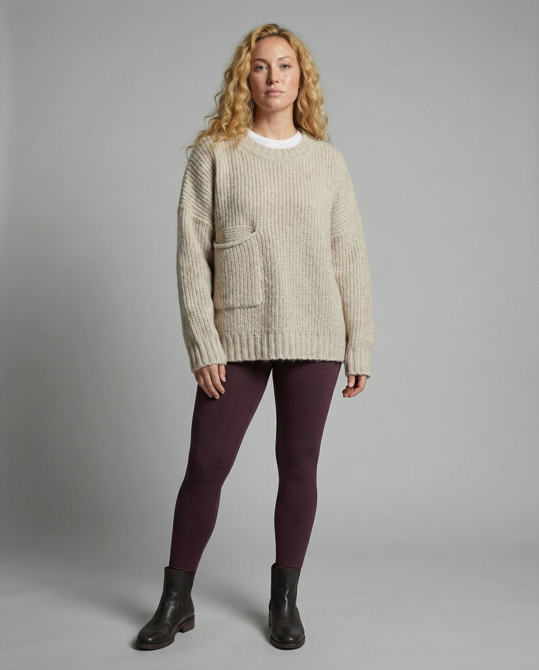 Bequemer Oversize Pullover Damen