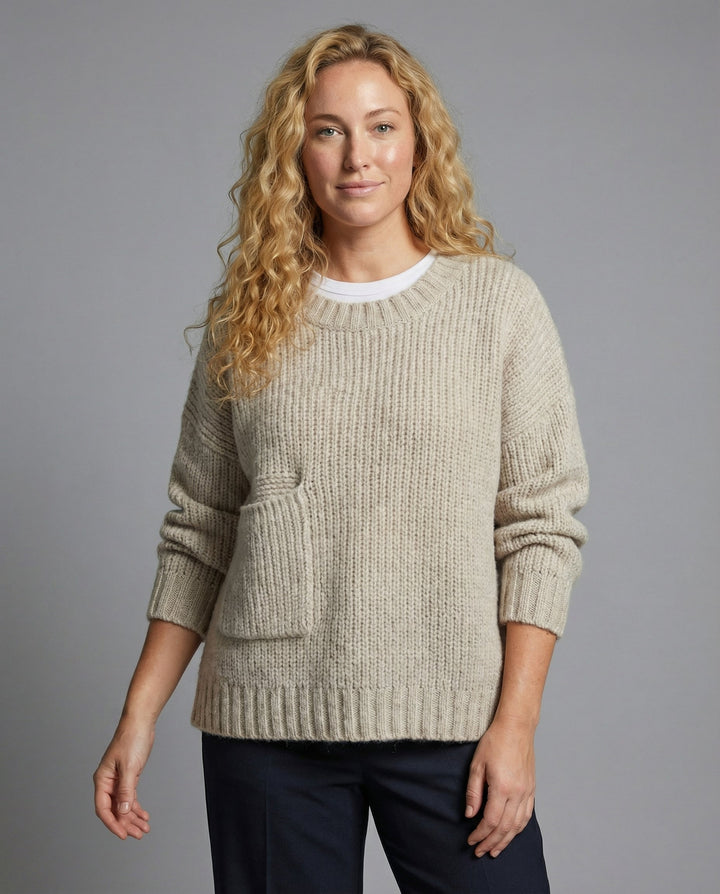 Bequemer Oversize Pullover Damen