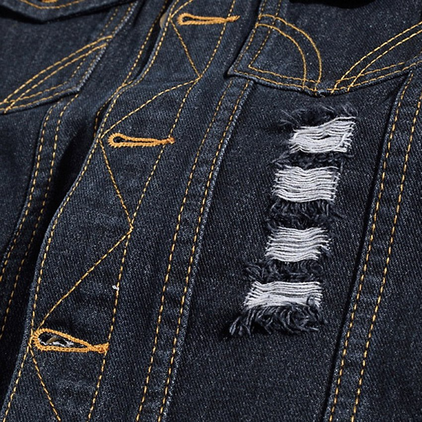 Nord Taschen Stylische Denim Weste für Herren