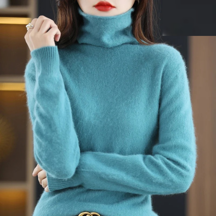 Nord Taschen | Pullover Damen Weicher Rollkragenpullover, Warm & Luxuriöses Design