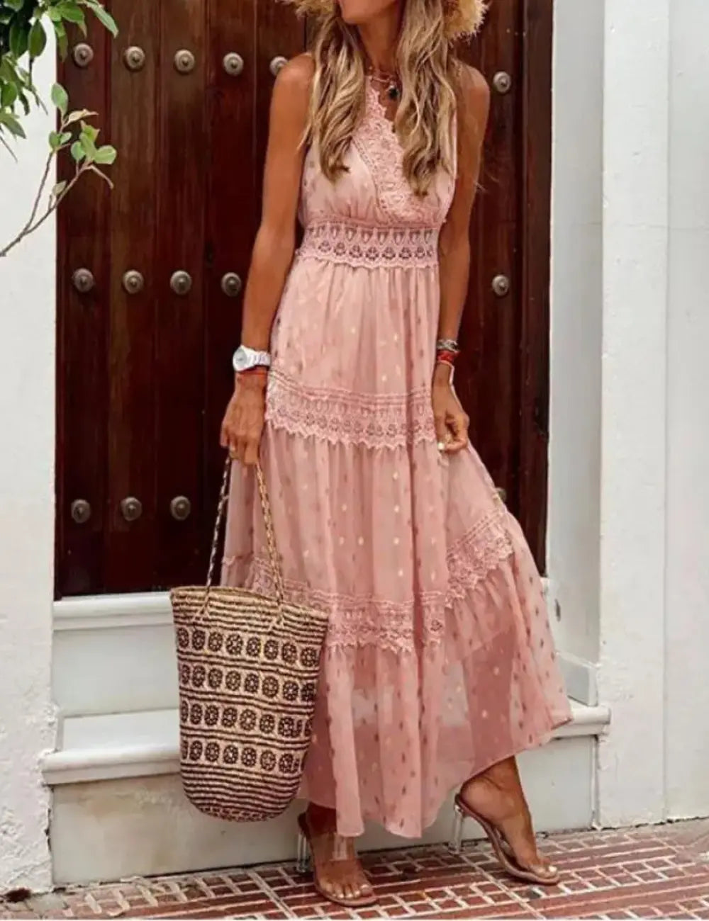Elegante Maxi Sommerkleid