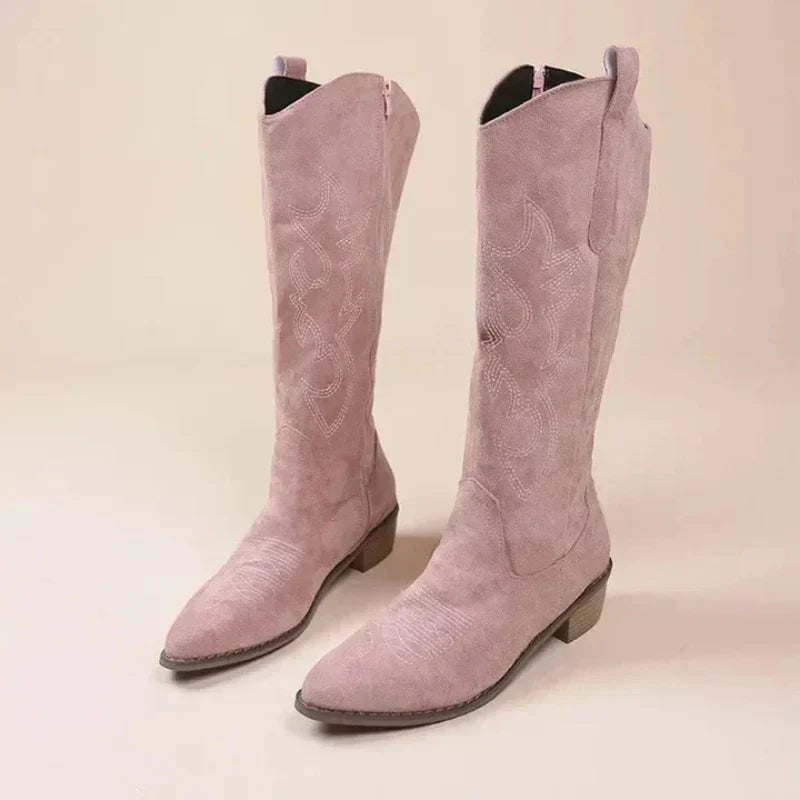 Hohe CowboyStiefel Für Damen Ideal Für Winter Nord Taschen