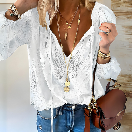 Häkel Boho Bluse
