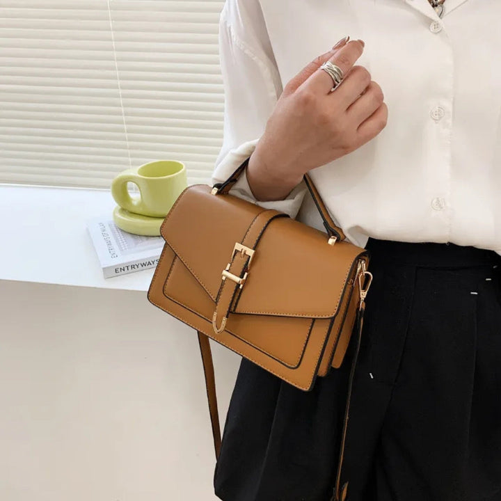 Nord Taschen | für Damen - Elegante Handtasche mit Goldschnalle und verstellbarem Riemen