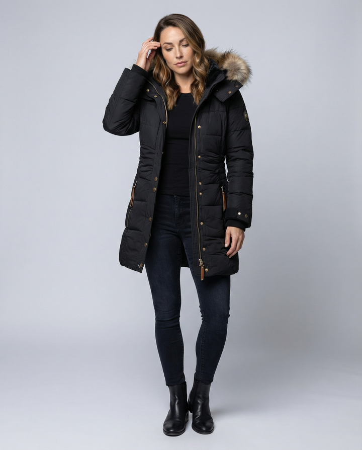 Fellgefütterter Warmer Damenparka