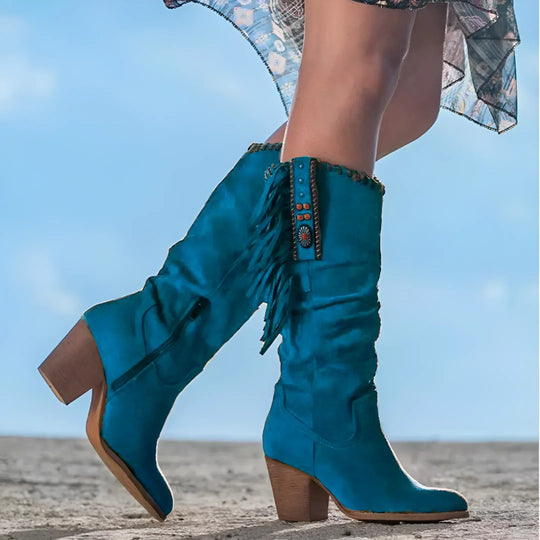 Cowboy-Stiefel aus echtem