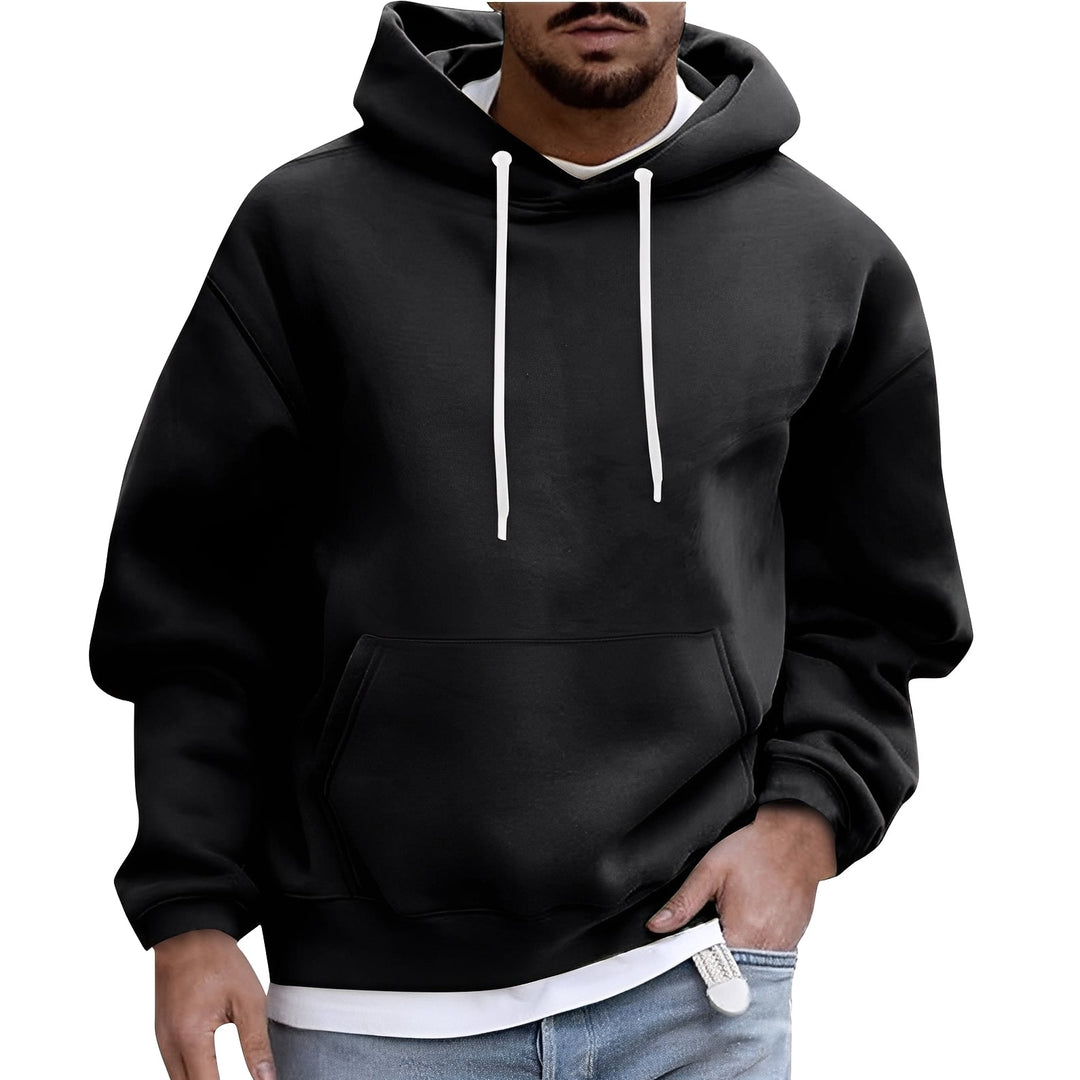 Lässiger Hoodie mit Tasche für Männer