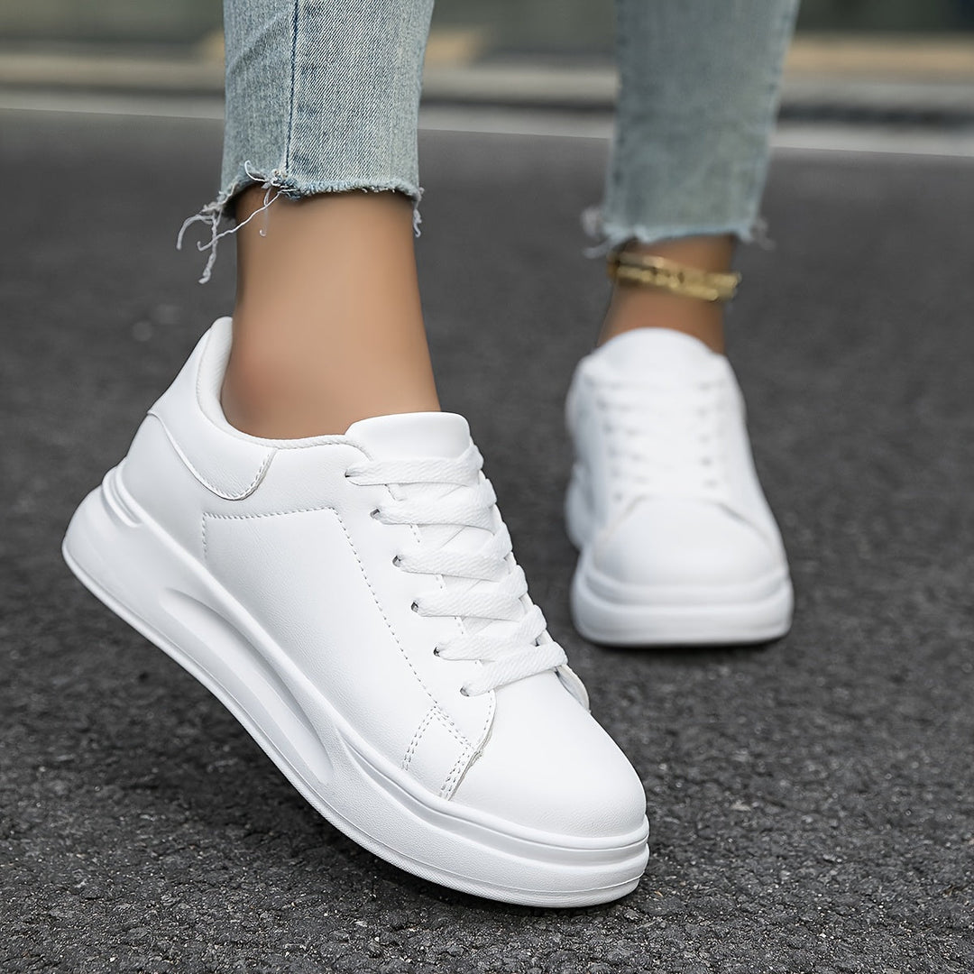 Damen Weiße Sneakers Casual