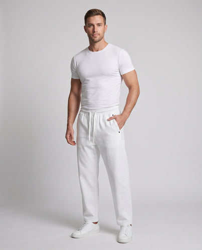Unisex Weite Relax-Hose aus Baumwollmix mit Elastikbund und Tunnelzug Nord Taschen