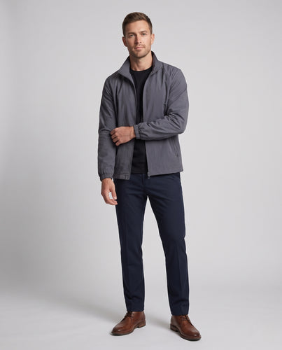 Herren Casual-Softshell-Jacke mit angerautem Thermofutter und Stehkragen Nord Taschen