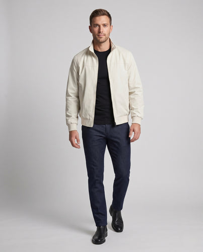 Herren Gepolsterte Bomberjacke mit Stehkragen und Thermo‑Futter Nord Taschen